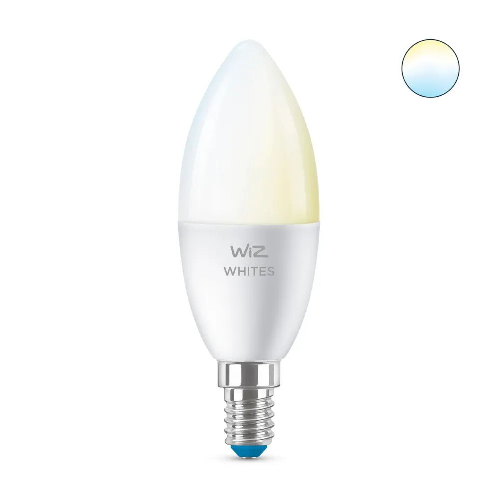 WiZ Smart Belysning|Smart Belysning|C37 Smart LED-pære E14 470 lm 2-pk.