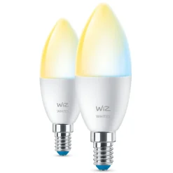 WiZ Smart Belysning|Smart Belysning|C37 Smart LED-pære E14 470 lm 2-pk.