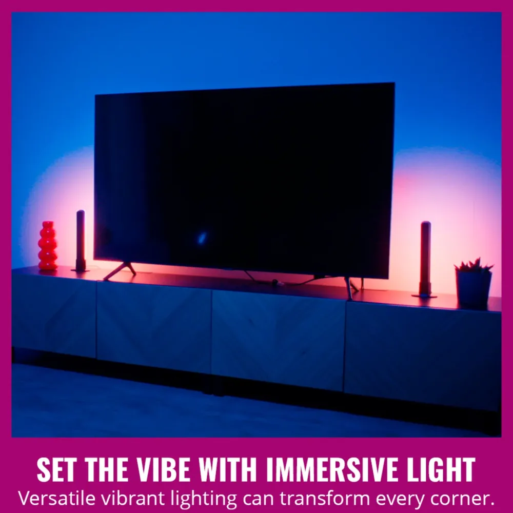 WiZ Smart Belysning|Smart Belysning|Gradient Light Bars RGBIC 2-pk.