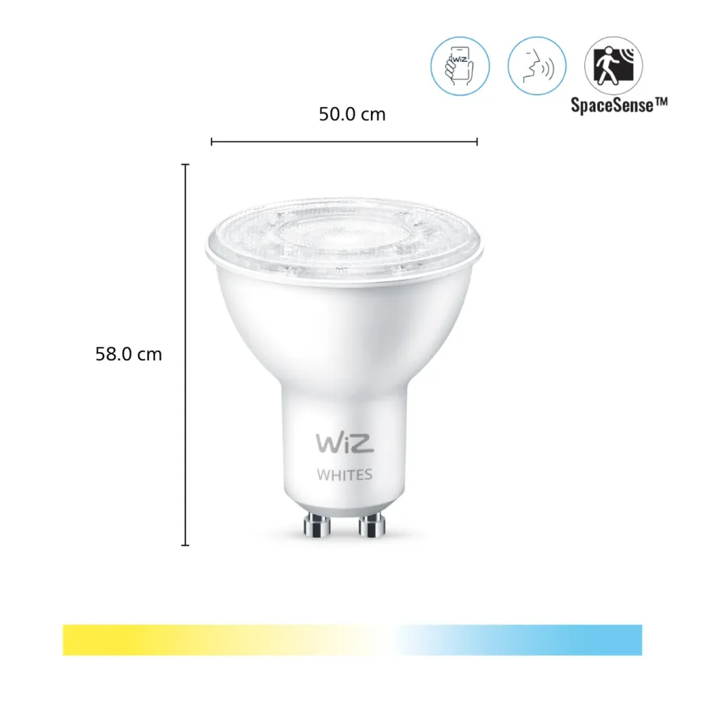WiZ Smart Belysning|Smart Belysning|GU10 Smart LED-pære 345 lm 2-pk.