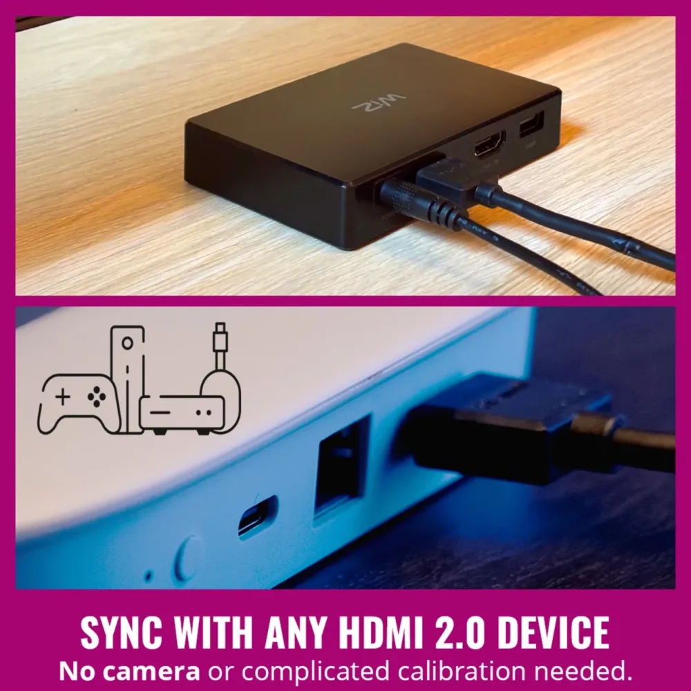 WiZ Tv Og Tilbehør|Sync box starter kit 55"-65"