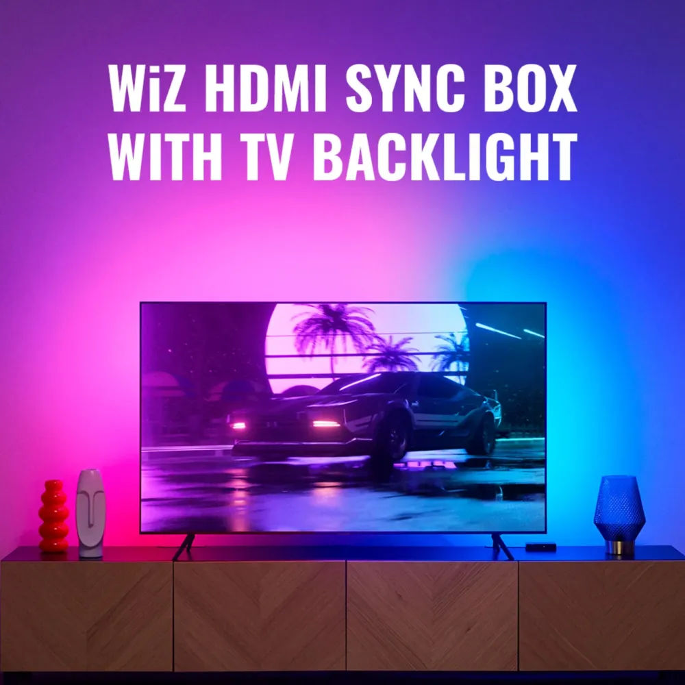 WiZ Tv Og Tilbehør|Sync box starter kit 55"-65"