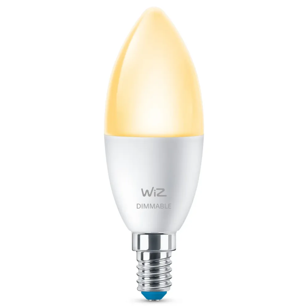 WiZ Smart Belysning|Smart Belysning|Varmhvit C37 Smart LED-pære E14 470 lm