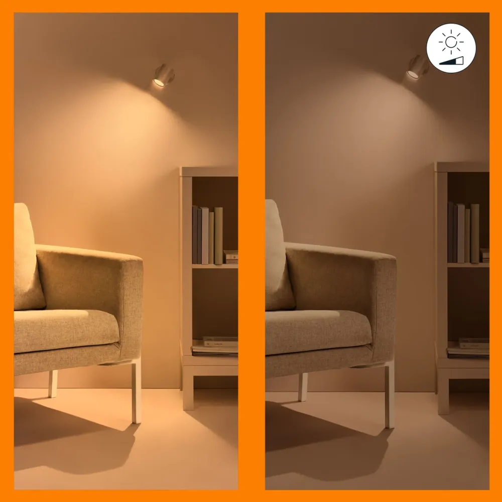 WiZ Smart Belysning|Smart Belysning|Varmhvit GU10 Smart LED-pære 345 lm