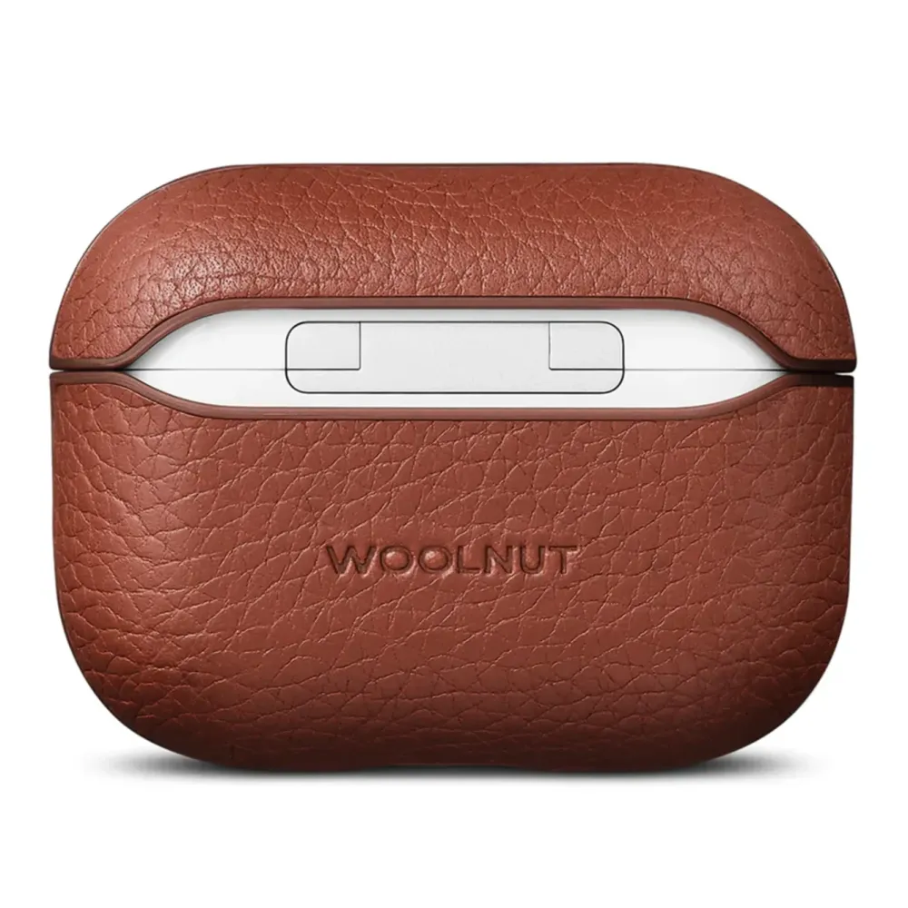 WOOLNUT Hodetelefoner Og Hodesett|Deksel i skinn til AirPods Pro 3-ladeetui