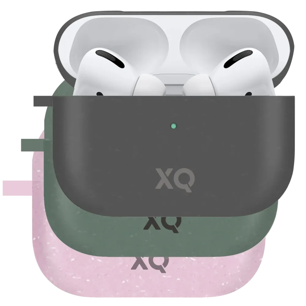 Xqisit Hodetelefoner Og Hodesett|Komposterbart etui for Airpods Pro (Gen 1, 2019)
