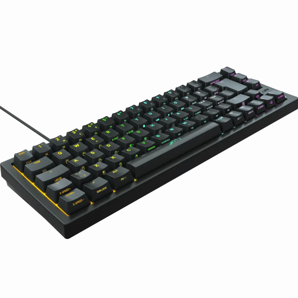 Xtrfy Tastatur|Gaming Tastatur|K5 Compact RGB Svart
