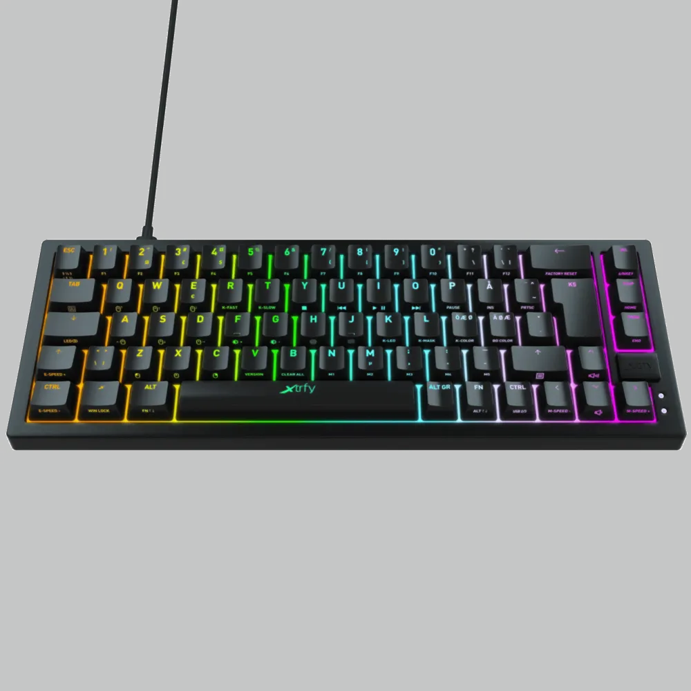 Xtrfy Tastatur|Gaming Tastatur|K5 Compact RGB Svart