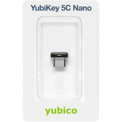 Yubico Datatilbehør|Yubikey 5C Nano Sikkerhetsnøkkel med USB-C